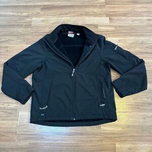 Black Diamonds Double Diamond Full Zip Black Jacket | Men Size large
